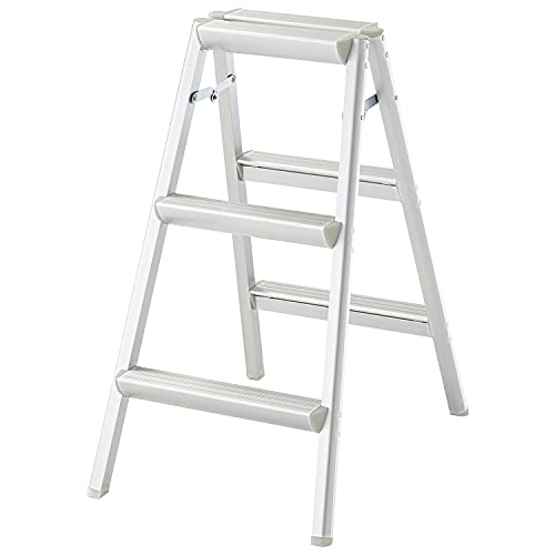長谷川工業(Hasegawa) 踏台 3段 シルバー SE-8a (79cm) (17714)【2020年モデル】の通販は 7,660円