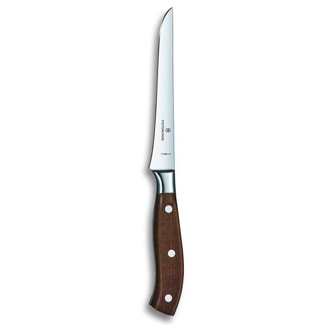 VICTORINOX(ビクトリノックス) ボーニングナイフ 15cm ウッド グランメートル 鍛造 肉用 骨スキ プロ仕様 7.7300.15G