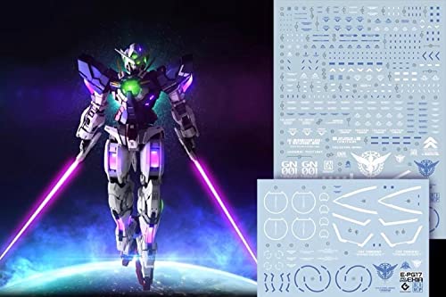 蛍光!! HG RG MG PG RE HiRM ロボット MS ディテールアップ用水転写式