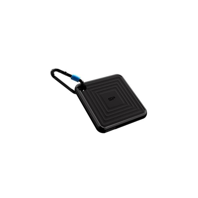 シリコンパワー 外付けSSD 480GB USB3.2 Gen2 Type-C PS4 動作確認済 Mac Windows 小型 耐衝撃 3年保証 PC60 SP480GBPSDPC60CK