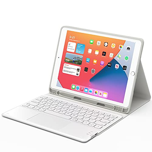 iPad 9世代 iPad 8世代 キーボード ケース タッチパッド付き ipad 10.2 iPad7世代 [2021/2020/2019モデル] Bluetooth キーボードカバー の通販は