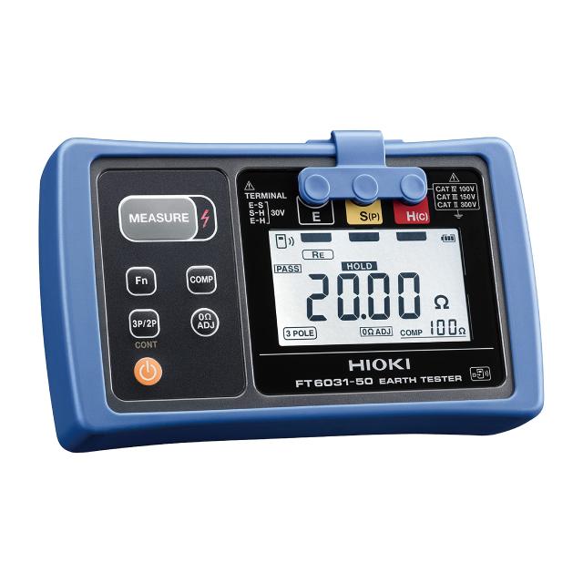 HIOKI ( 日置電機 ) FT6031-50 接地抵抗計 防水 IP65 IP67 A種 B種 C種 D種 2電極法 3電極法 携帯用ケース付属