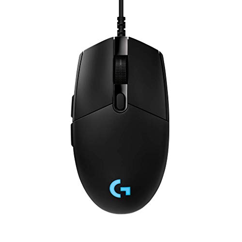 Logicool G ロジクール G USB PRO ゲーミングマウス 有線 HERO 25Kセンサー FPS向け 83g 軽量 LIGHTSYNC RGB 6個プログラムボタン G-PPD-