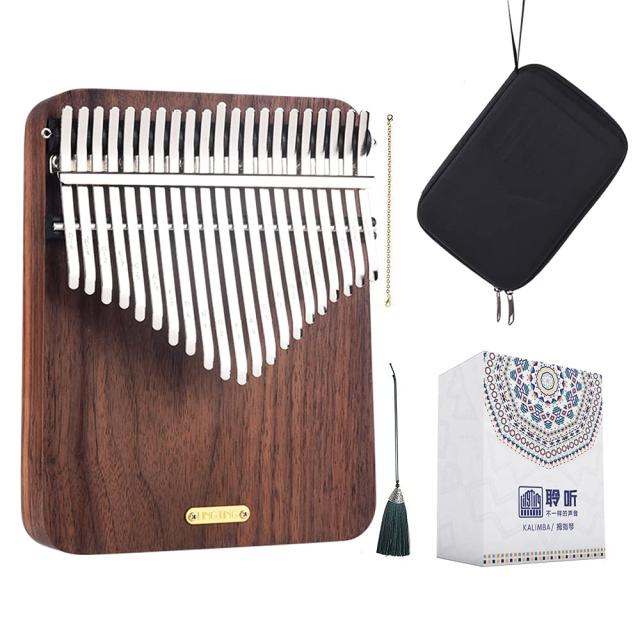 LingTing LT-K21W 21キーカリンバムビラサムピアノ（雨に耳を傾ける） (K21W)