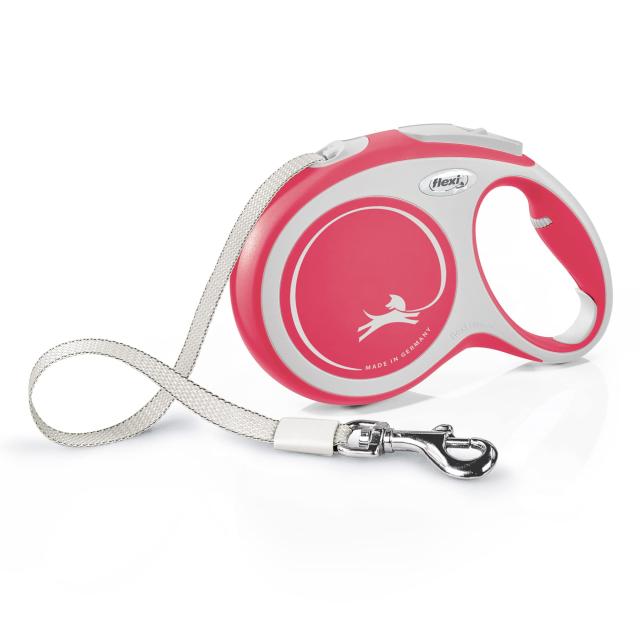 フレキシリード (flexi) 伸縮リード ニューコンフォート テープ L(50kg未満) 8m レッド [犬用リード] 日本正規品