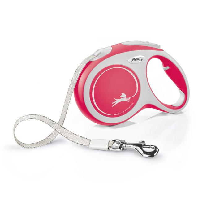 フレキシリード (flexi) 伸縮リード ニューコンフォート テープ L(50kg未満) 5m レッド [犬用リード] 日本正規品