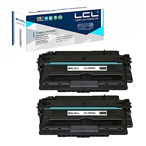 LCL Canon用 キャノン用 042 CRG042 CRG-042 (2パック ブラック) 互換トナーカートリッジ 対応機種:LBP443i/LBP442/LBP441e/LBP441