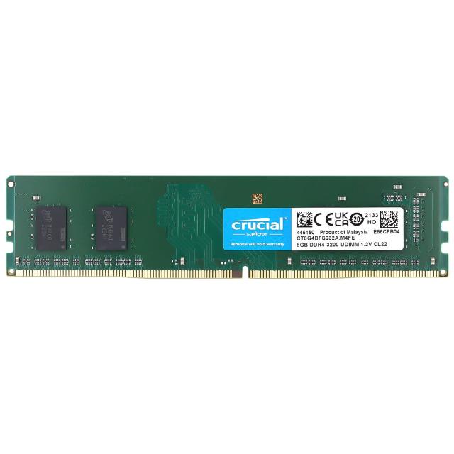Crucial デスクトップPC用メモリ PC4-25600(DDR4-3200) 8GB DIMM CT8G4DFS632A [並行輸入品]