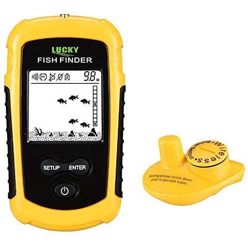 LUCKYLAKER ワカサギ釣り ボート 魚探 ポータブル 海釣り 堤防 カヤック ワイヤレス 魚群探知機 釣り バス ぎょたん 投げ釣り ぎょたん探