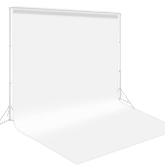 FotoFoto 背景布 白布 3m x 6m 撮影 布 白 厚地 背景 布 白 大きい 透けにくい 白い背景 背景シート 無地 反射面と無反射面があり 白い布の通販は