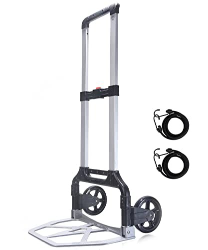 キャリーカート 大型タイヤ 静音 台車 運搬キャリー 耐荷重150KG 多用途カート 組み立て不要 折りたたみ コンパクト キャンプ アウトドアの通販は 10,099円
