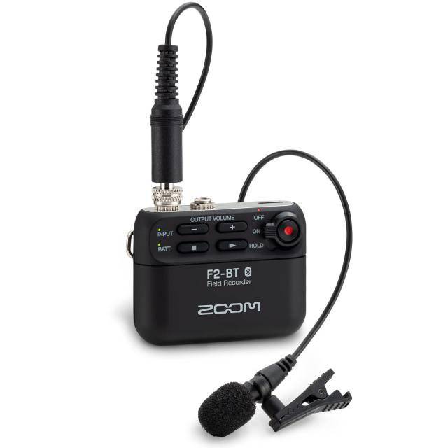 ZOOM ズームフィールドレコーダー32ビットフロートBluetooth?内蔵モデル ブラック【メーカー3年延長保証付】 F2-BT/B