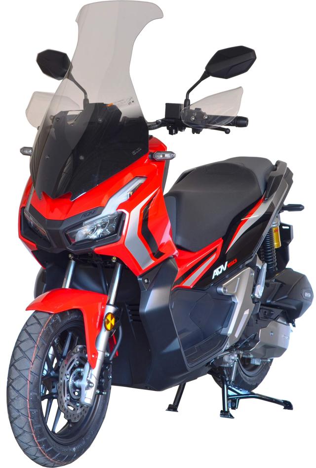 旭風防 ロングスクリーン ポリカーボネイト樹脂/日本製 ADV150(2BK-KF38) クリア ADV-13