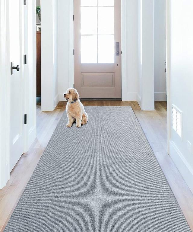 廊下敷き マルチロールカーペット 吸着マット 足腰負担軽減 洗える 600*68cm 厚み4mm ずれない キッチンマット 階段カーペットマット 床