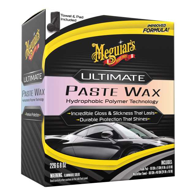 Meguiar’s G210608EU Ultimate Paste Wax Autowachs 227g