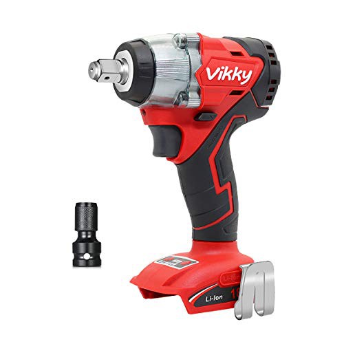 Vikky 1/2 インチ 充電式インパクトレンチ18Vブラシレスコードレス4速最大トルク350N・m自動停止正転/逆転（本体/電池/充電器のみ別売）の通販は