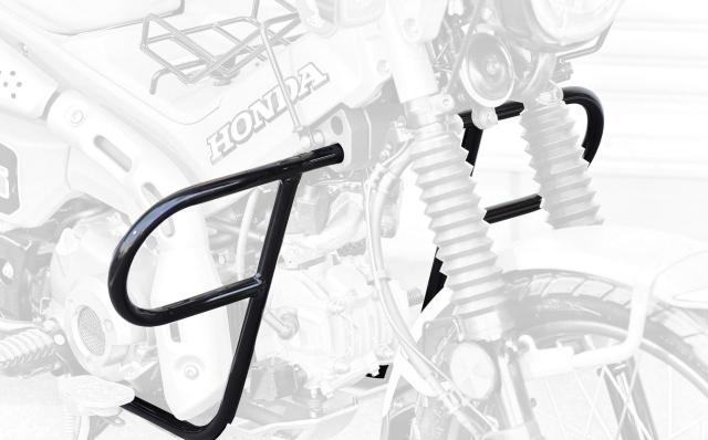 キジマ (kijima) バイク バイクパーツ エンジンガード パイプ径φ19mm 最大幅660mm スチール製ブラック仕上げ CT125ハンターカブ(’20-) Hの通販は