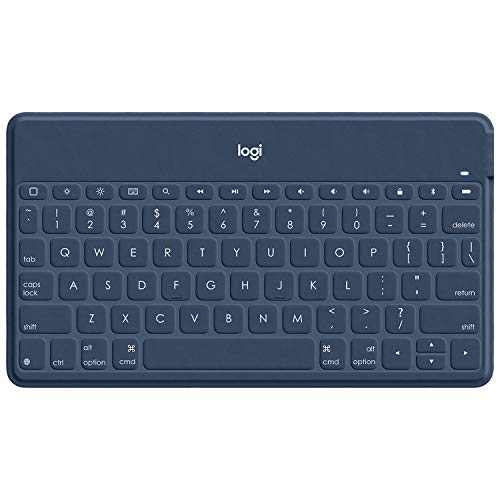 ロジクール KEYS TO GO ワイヤレス Bluetooth キーボード iK1042CB US配列 薄型 6mm 軽量 180g ワイヤレスキーボード iPhone iPad Apple