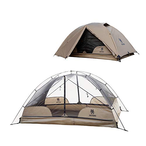 OneTigris COSMITTOテント ツーリングテント 1-2人用 ソロテント 設営簡単 バックパッキングテント ツーリングドームコンパクト 軽量 防
