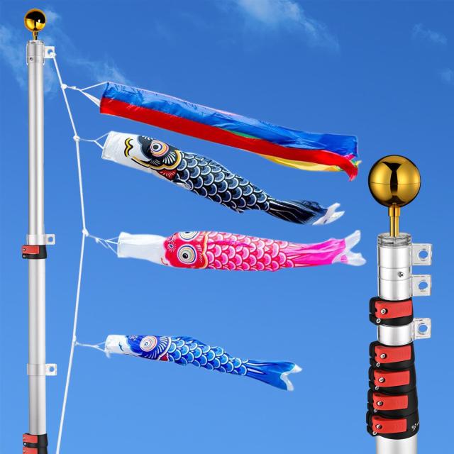 タロウゴイ 鯉のぼりセット。ポールつき タロウゴイ 鯉のぼりセット