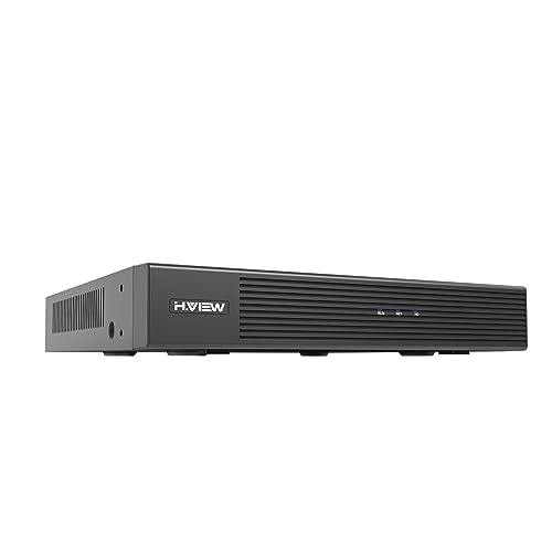 H.View 防犯録画機 2023年新版 NVRビデオレコーダー4K 8MP 8チャンネル H.265デジタルレコーダー 防犯レコーダー スマホ遠隔監視対応 日