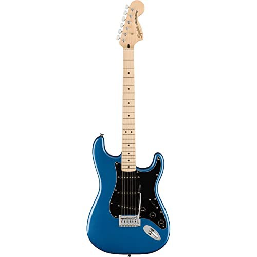 Squier by Fender エレキギター Affinity Series? Stratocaster? Maple Fingerboard Black Pickguard Lake Placid Blue ソフトケース