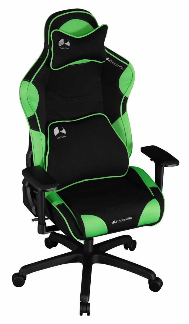 Bauhutte ( バウヒュッテ ) ゲーミングチェア G-570-GN ファブリック ポケットコイル クッションの通販は