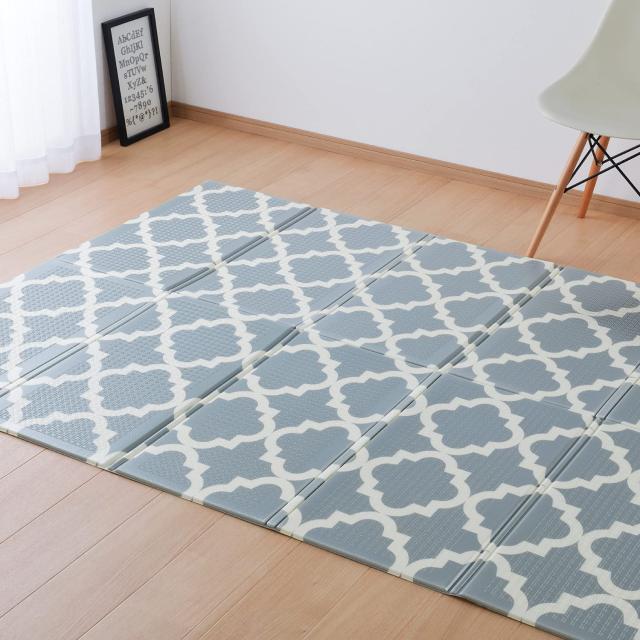 【数量限定】萩原 ラグ クッションプレイマット 約178×196cm 「エクスモ 萩原 ラグ クッションプレイマット 約178×196cm 「エクスモロッコ」 撥