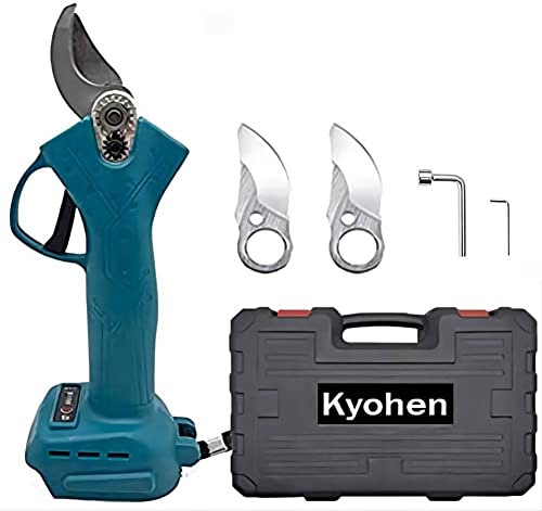 Kyohen 剪定ばさみ 電動ハサミ 替え刃2枚付き マキタ18Vバッテリー対応可能 充電式ハサミ 庭木/枝切り/果樹用 剪定鋏 園芸用剪定用具 充