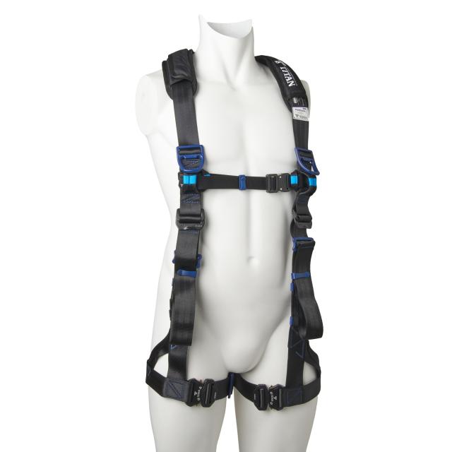 タイタン(TITAN) パンゲアハーネスホライゾン PAHN-10A-BL-LL(腿水平型/新規格 墜落制止用器具/軽量ハイグレード/ワンタッチバックル/肩