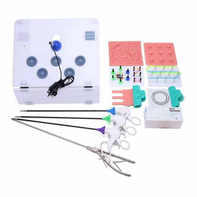 Amazon.co.jp: medtraing 腹腔鏡 縫合練習キット縫合セット HD