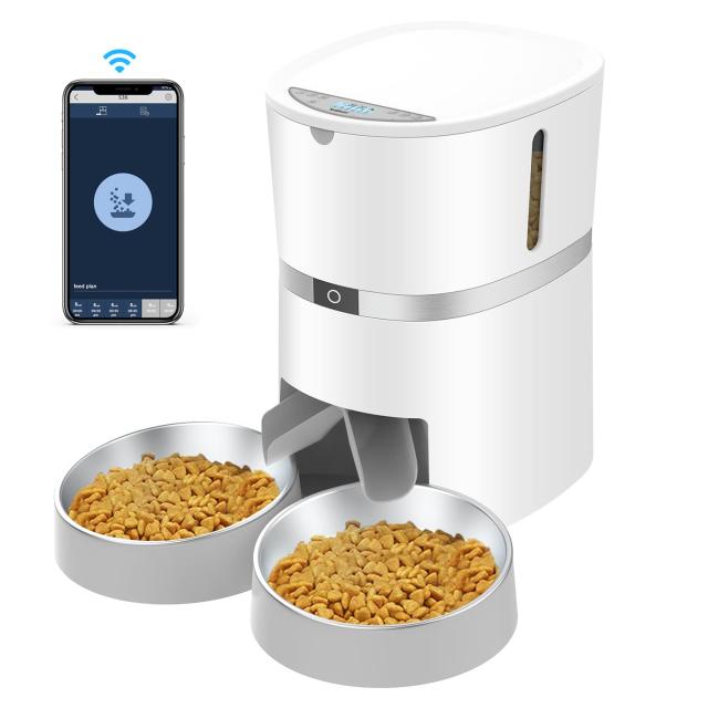 WellToBe多頭飼いに向け キャットフード 自動給餌器 猫 犬用 wifi スマート自動えさやり器 設定も簡単でした スマホ遠隔操作 タイマー式