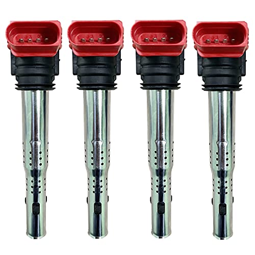 Kacrik【4本セット】イグニッションコイル 互換性のある交換 適合車両 フォルクスワーゲン ジェッタ ゴルフパサート CC ティグアン MK5 Mの通販は 9,475円