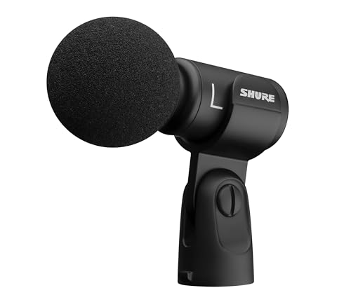 SHURE シュア MV88+ステレオ USB マイクロホン : コンデンサーマイク 録音 レコーディング 歌 楽器 ギター ドラム 演奏 実況 配信 ゲーム