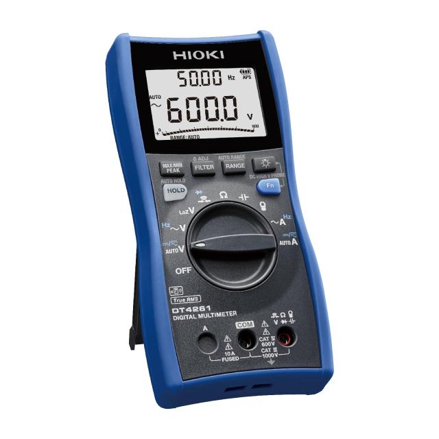 HIOKI (日置電機) デジタルマルチメータ DT4261 (NEWスタンダードモデル) テスター DMM 日本製 ワイヤレスアダプタZ3210対応