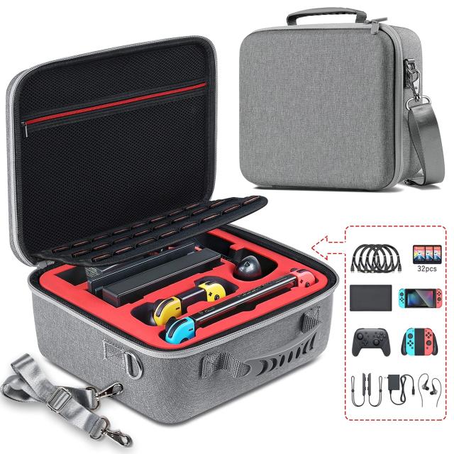 ケース ゲーム本体 ケース ゲーム本体 用 収納バッグ 対応 オールインワン バッグ キャリング ケース 全面保護耐衝撃 大容量 カード/コンの通販は 5,206円