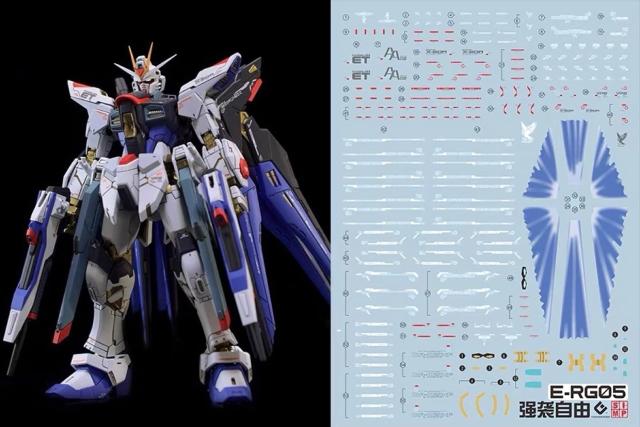 蛍光!! HG RG MG PG RE ロボット MS ディテールアップ用水転写式