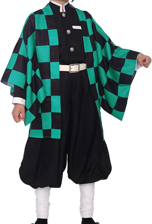 竈門 炭治郎 コスプレ衣装 仮装 cosplay 学園祭 文化祭 ハロウイーン 全セット (XL, 竈門 炭治郎)の通販は 6,338円