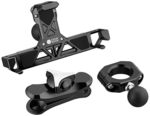 サインハウス(SYGNHOUSE) バイク用 マウントシステム ABCセット商品 ABC-9 (A-46/B-9/C-41) スマートフォンホルダーセット5 限定ブラック