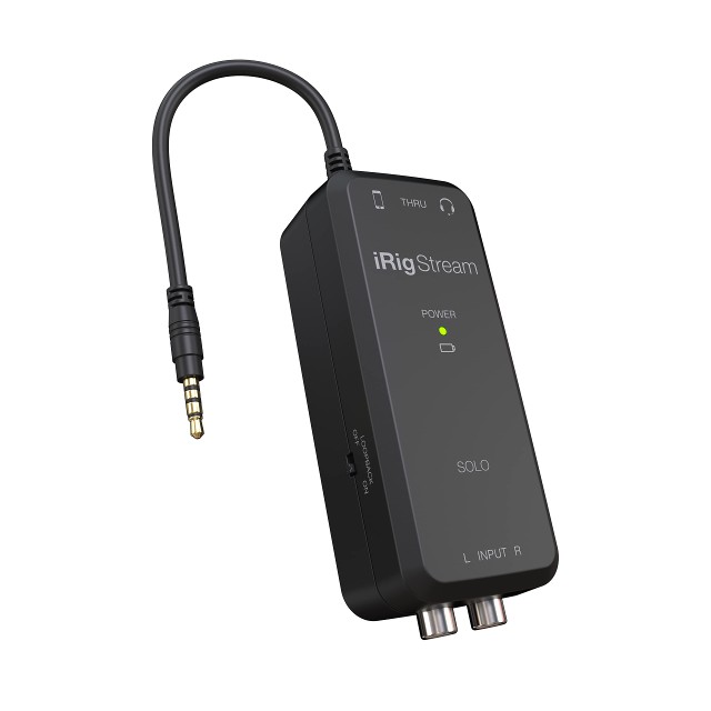 IK Multimedia iRig Stream Solo ライブ配信向けオーディオ・インタフェース トーク系アプリ対応【国内正規品】