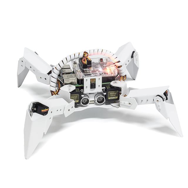 SunFounder Spider ロボットキット for Raspberry Pi 4 B 3 B+, Python/Ezblock and Webコントロール, ウォーキング、AI認識、ビデオ送信