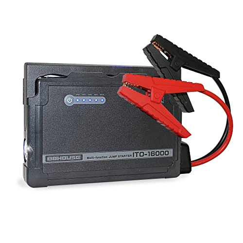 ハチハチハウス ジャンプスターター ITO-16000 安全な リン酸鉄 リチウム電池 LiFePO4 12V 大容量 16000mAh ガソリン/ディーゼル車対応 の通販は