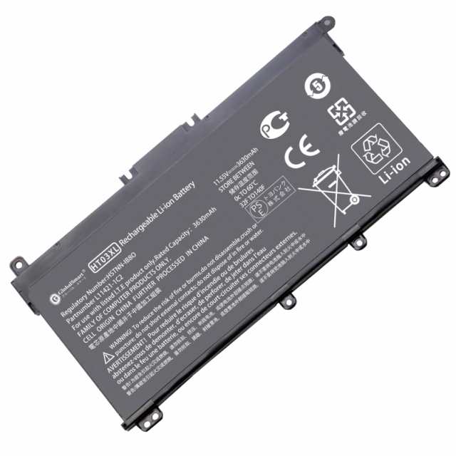 【増量】HP L11119-855 HT03XL 対応用 15-da0000 15-db0000 17-by0000 Pavilion 15-cs0000 15-cu0000 【3630mAh・11.55v】 ブラック Globの通販は