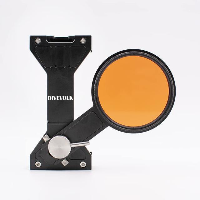 DIVEVOLKシータッチ4マックスハウジング用拡張クランプ（レッドフィルター/パープルフィルター+クランプ+変換リングを含む）