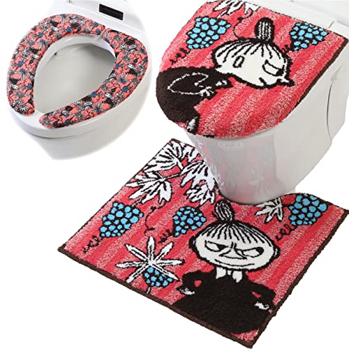 ヨコズナクリエーション トイレタリー (トイレマット＆フタカバー＆便座カバー ３点セット) (ムーミン ロストインザバレー レッド, レギュの通販は