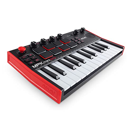 Akai Professional(アカイプロ) AKAI Professional 25鍵盤 MIDIキーボードコントローラー スピーカー搭載 豊富な内蔵音源付属 MPC スタイ