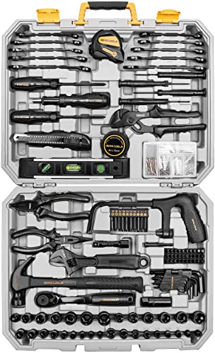 DEKO 218点組 工具セット ホームツールセット 家庭用 ツールセット
