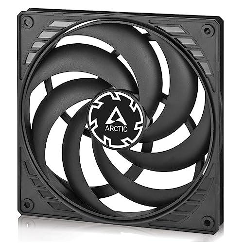 ARCTIC P14 Slim PWM PST - PCファン、140mmケースファン、PWMシェアリングテクノロジー(PST)、圧力最適化、静音モーター、コンピュータ
