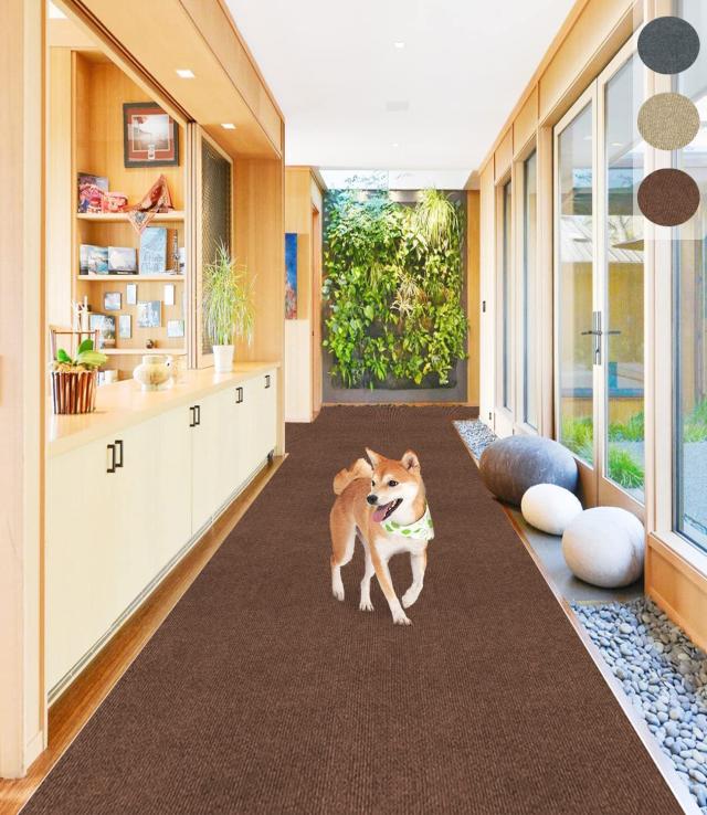 【Amazon 限定ブランド】廊下敷き カーペットラグ ラグマット 台所マット ロング 600 x 60 cm HAODEMI 廊下用カーペット ロング 足腰負担の通販は