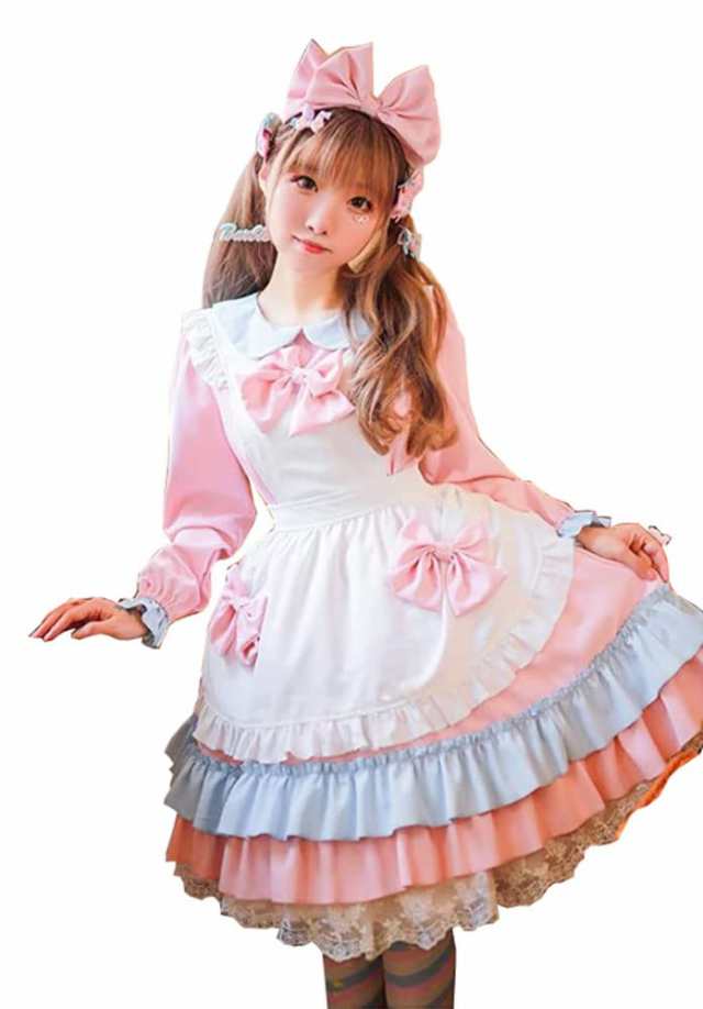 尚基製造] メイド 服 ゴスロリ 萌え コスプレ 衣装 フリル